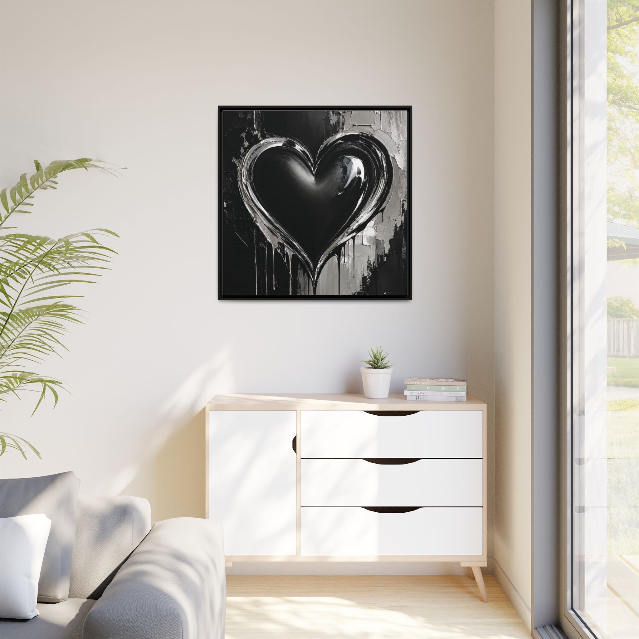 Matte Canvas, Framed (Multi-color)