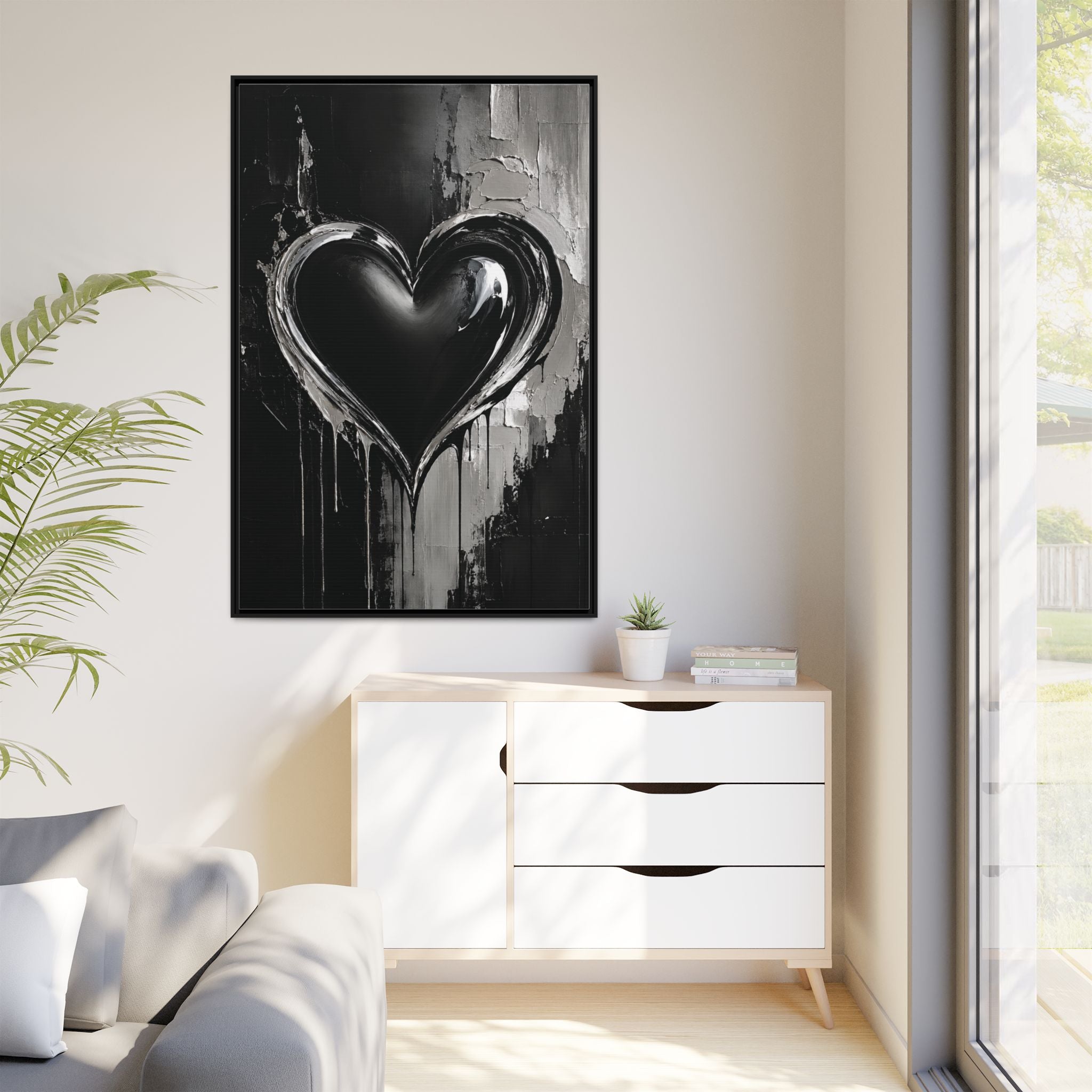 Matte Canvas, Framed (Multi-color)