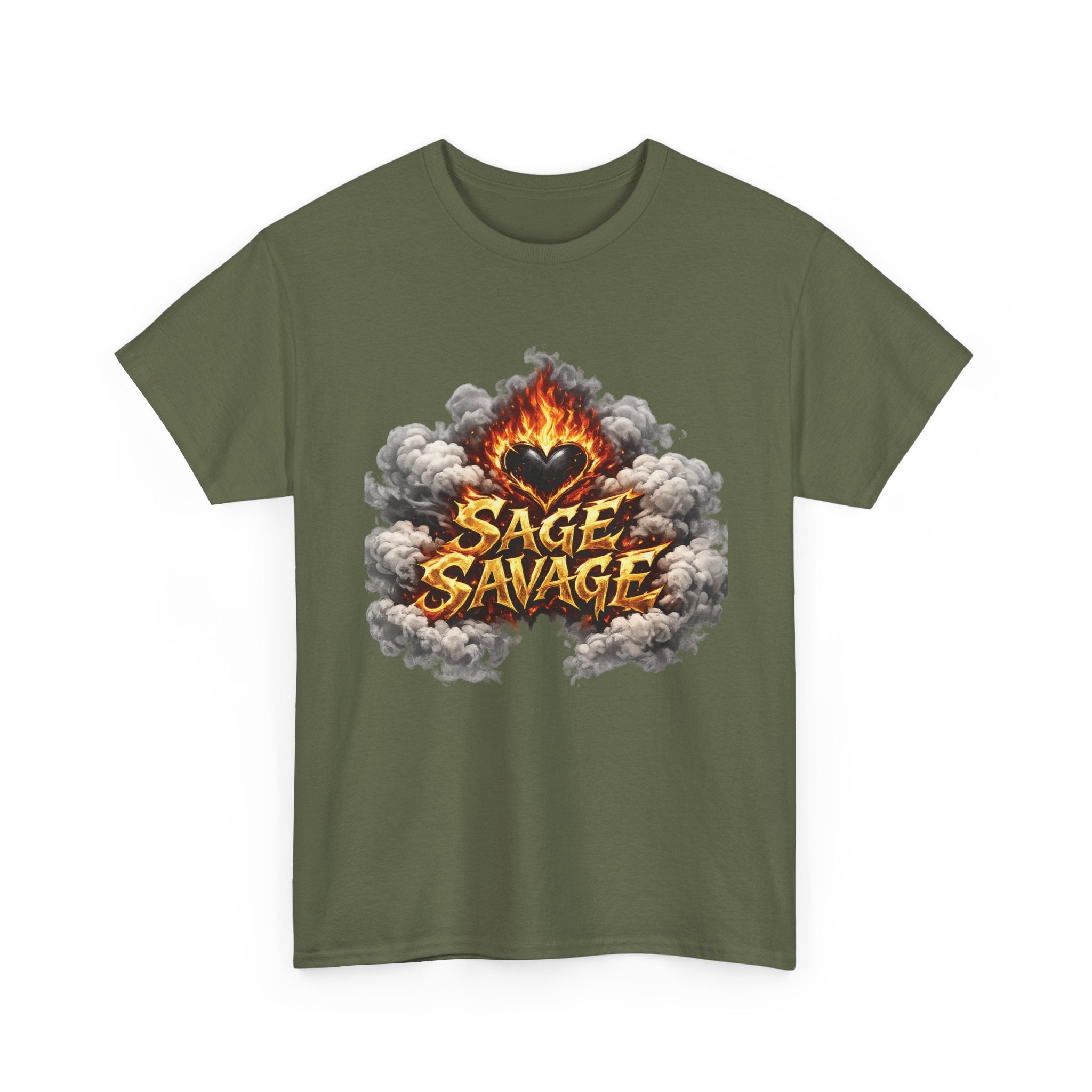 Sage Savage BLX Fireheart Unisex Heavy Cotton Tee