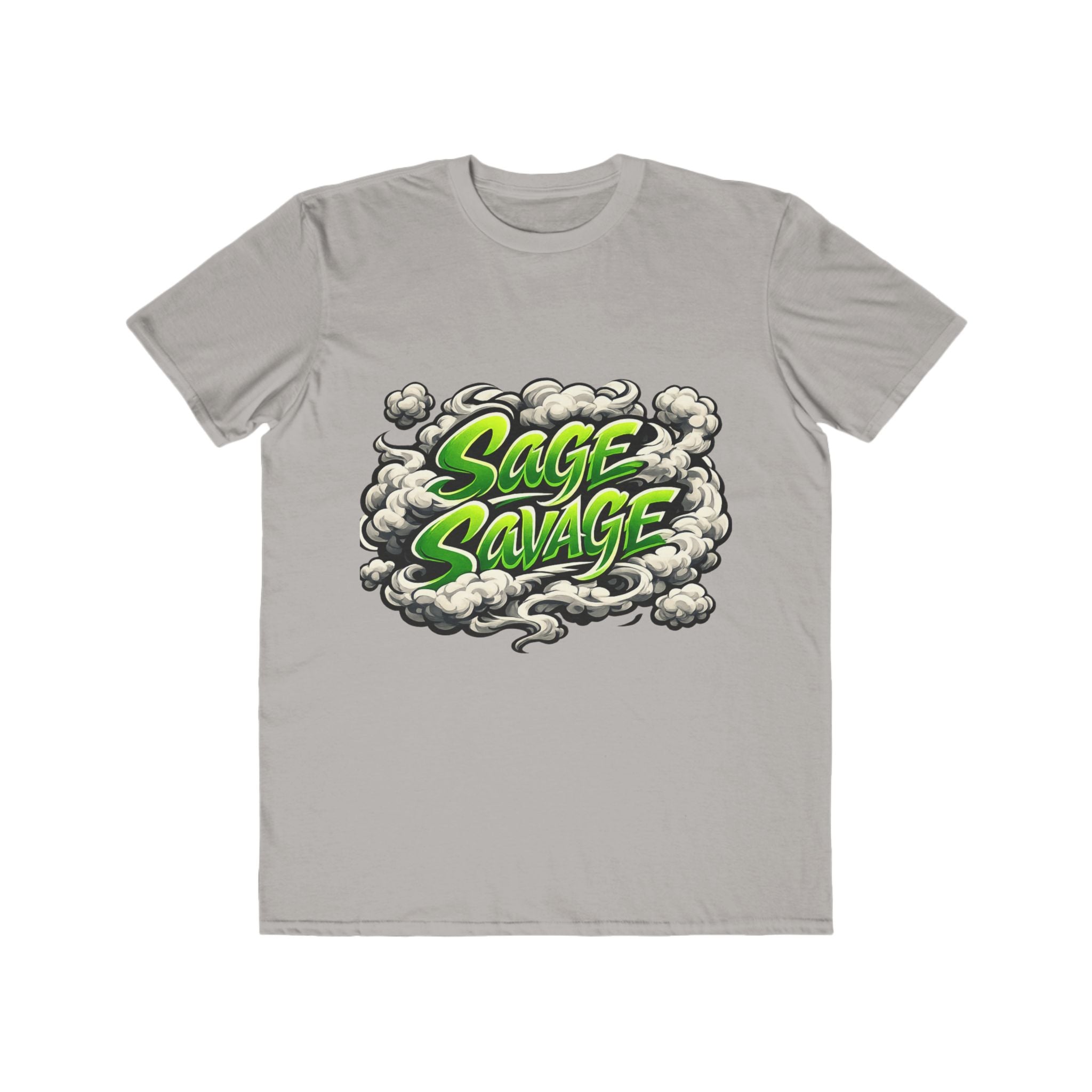 Sage Savage Smoke Green Lightweight Fashion Tee