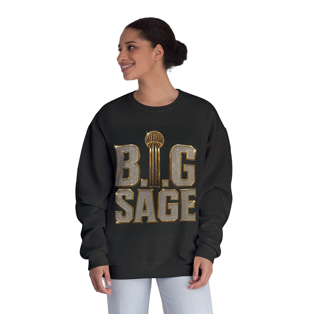 Sage Savage (B.I.G SAGE) Unisex NuBlend® Crewneck Sweatshirt
