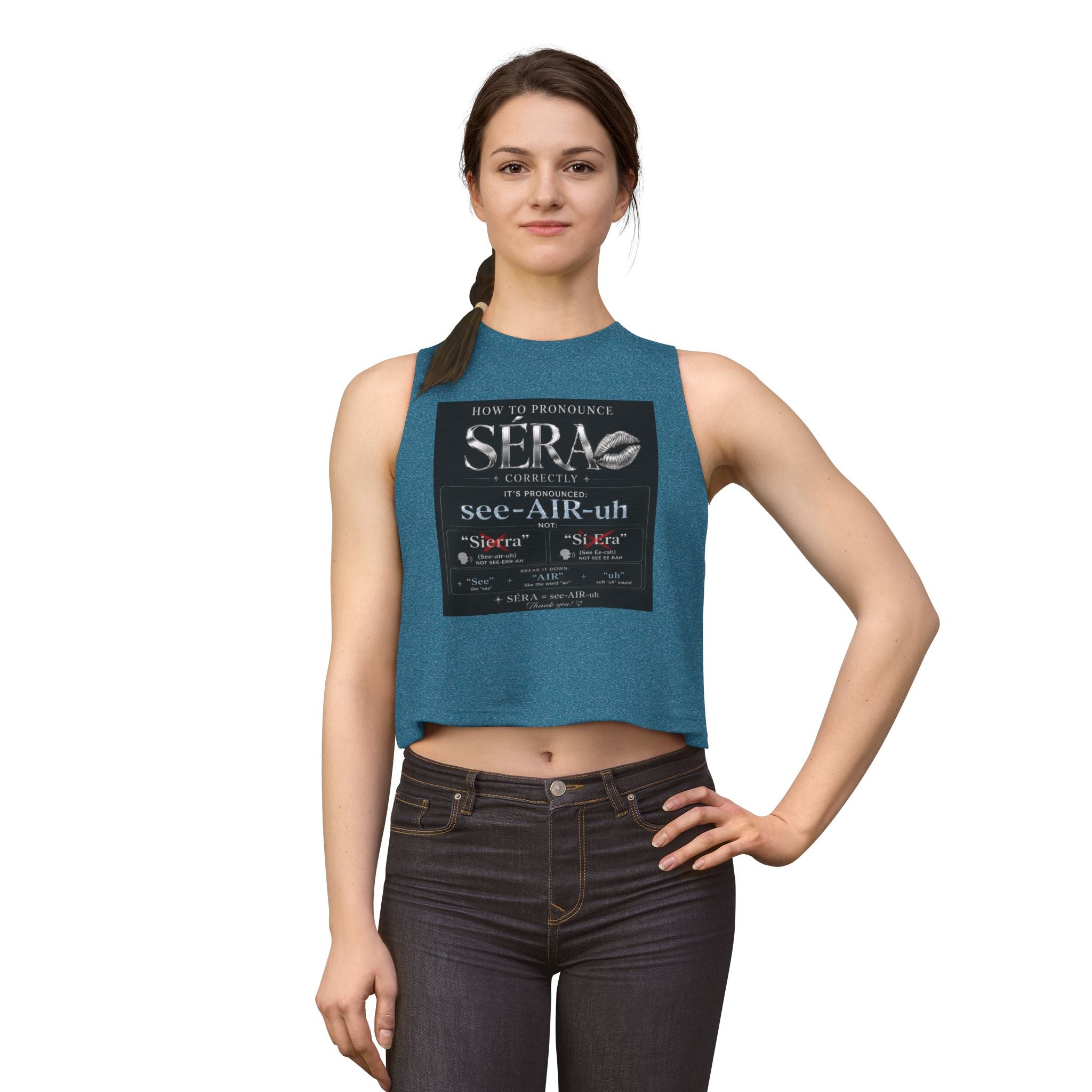 SÉRA Pronunciation Women's Crop Top