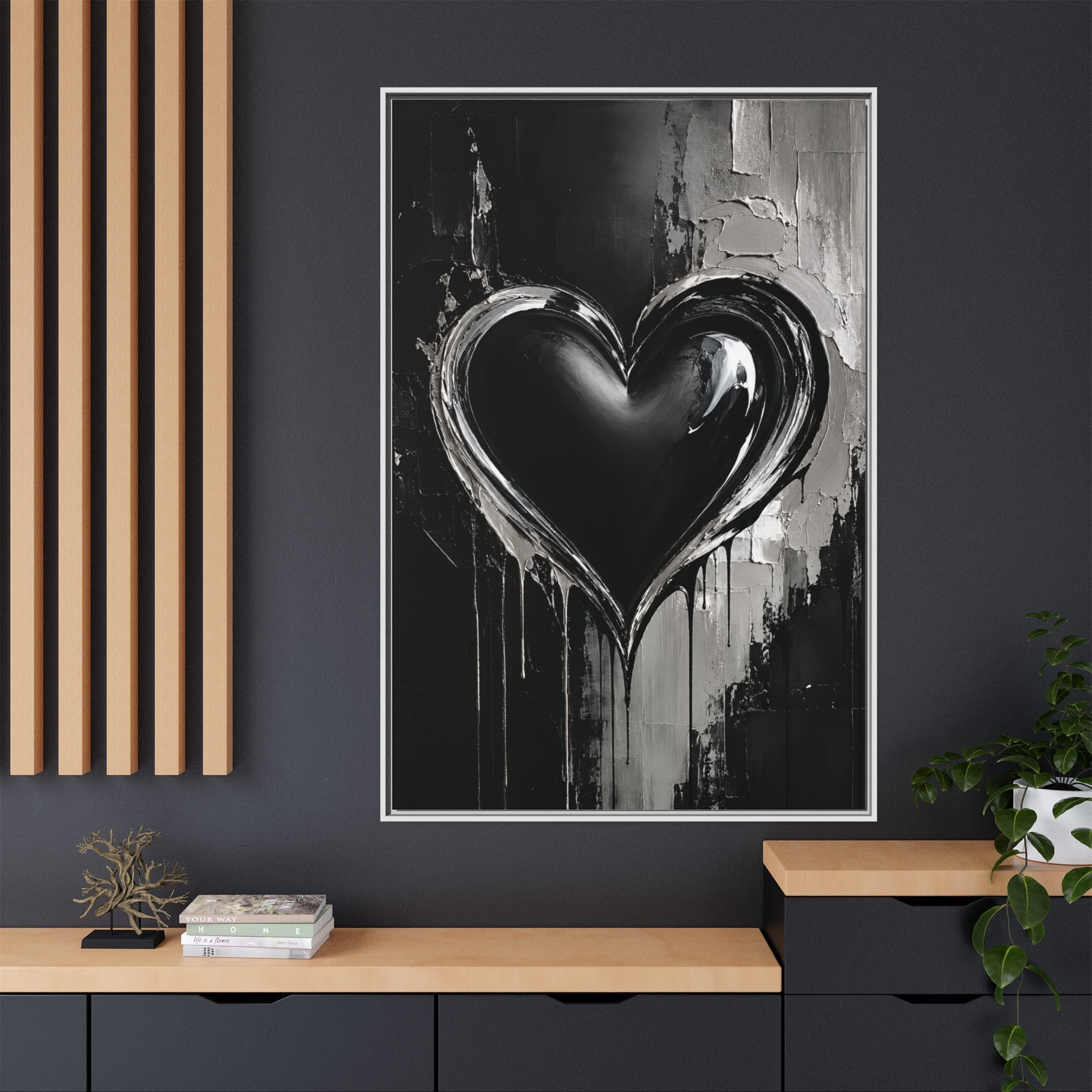 Matte Canvas, Framed (Multi-color)