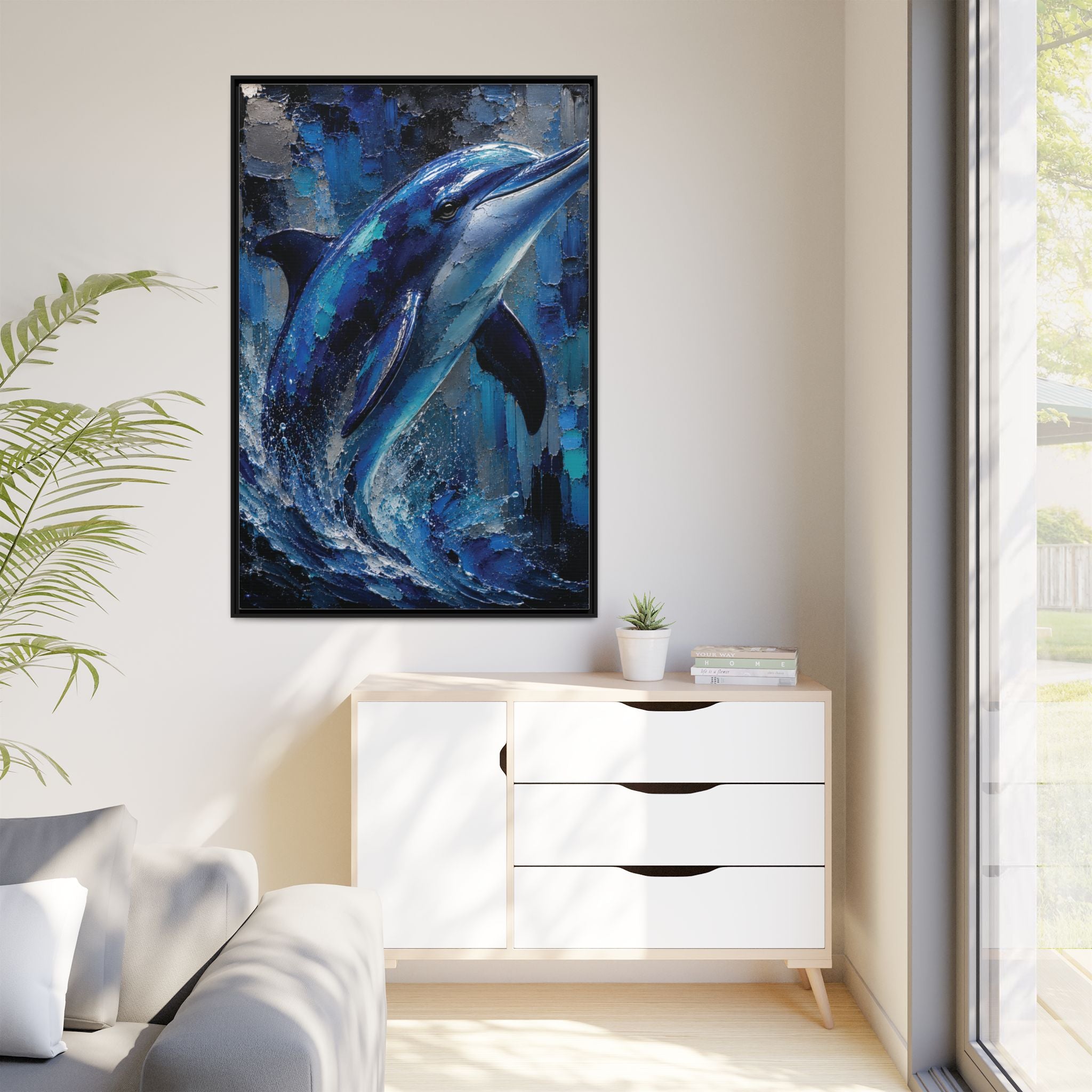 High-End Dolphin Metallic Painting