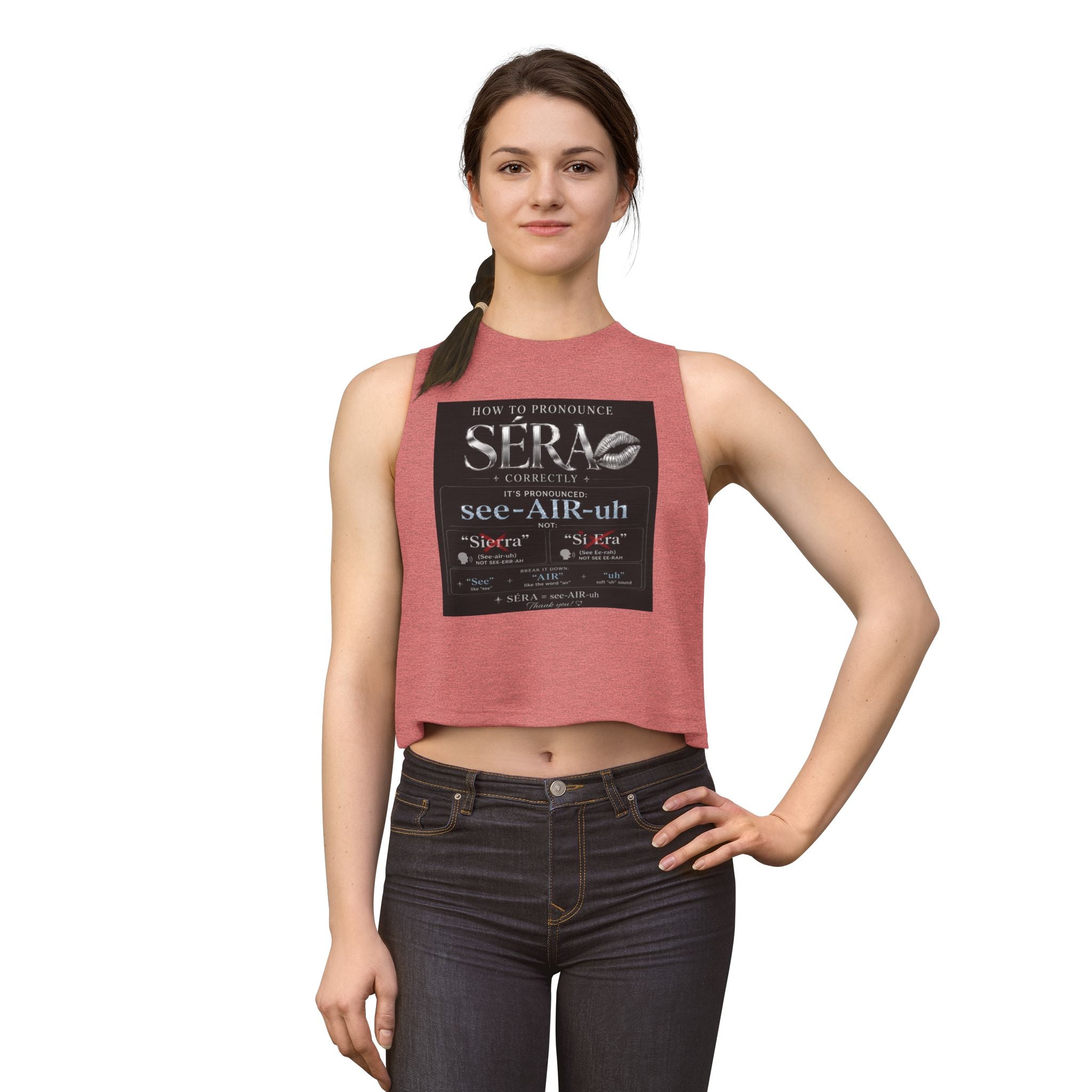 SÉRA Pronunciation Women's Crop Top