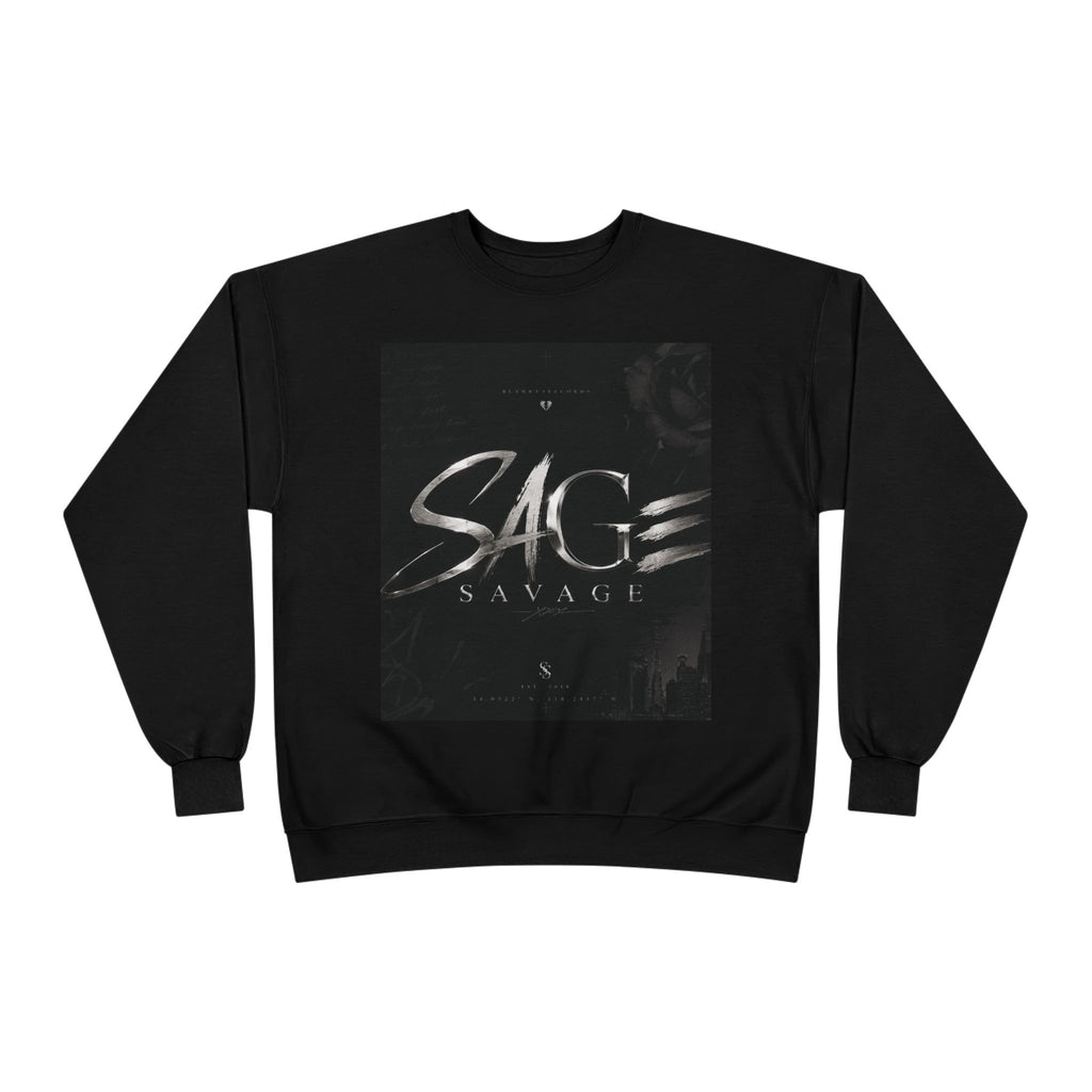 Sage Sage Noir Crewneck Long Sleeve