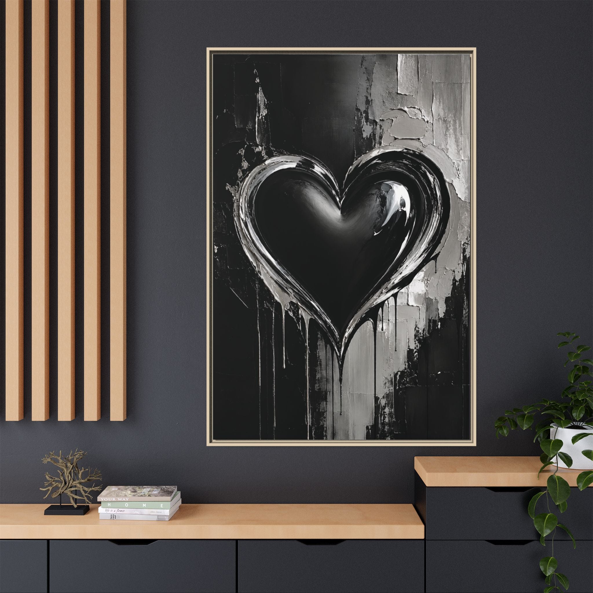 Matte Canvas, Framed (Multi-color)