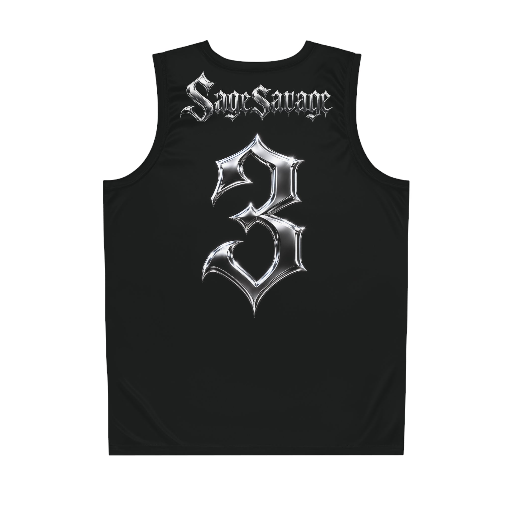 Sage Savage Basketball Jersey (AOP)