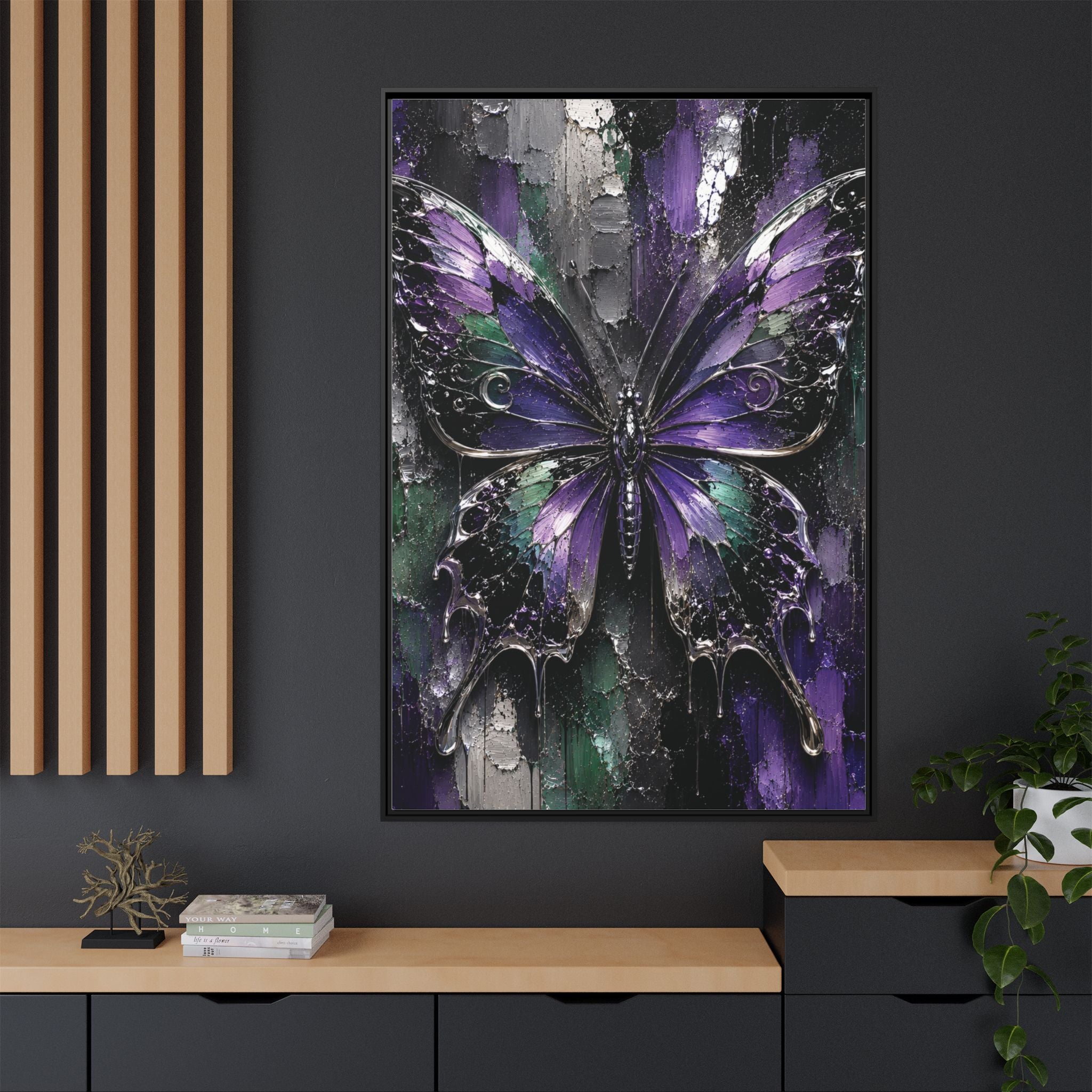 High-End Butterfly Metallic Painting