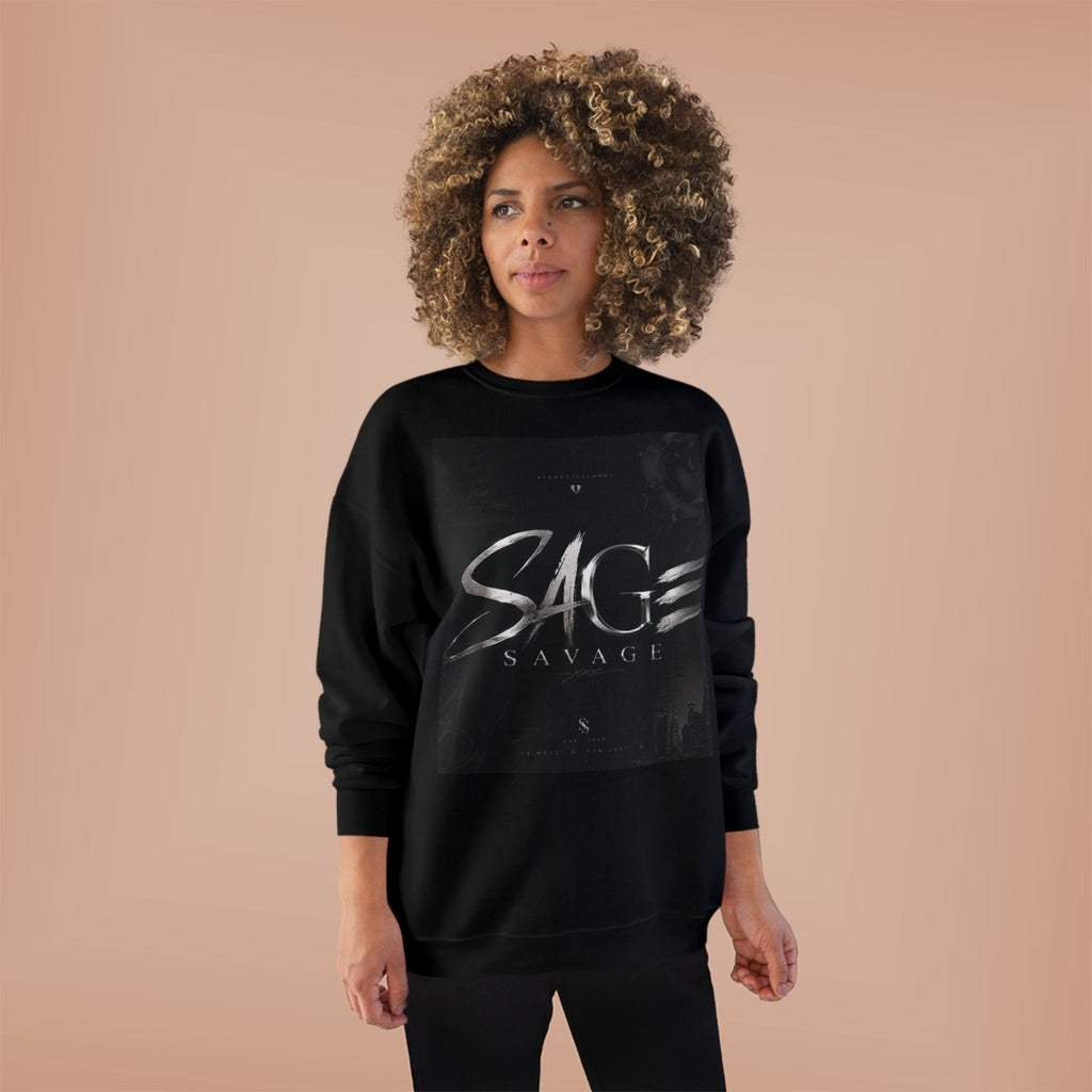 Sage Sage Noir Crewneck Long Sleeve