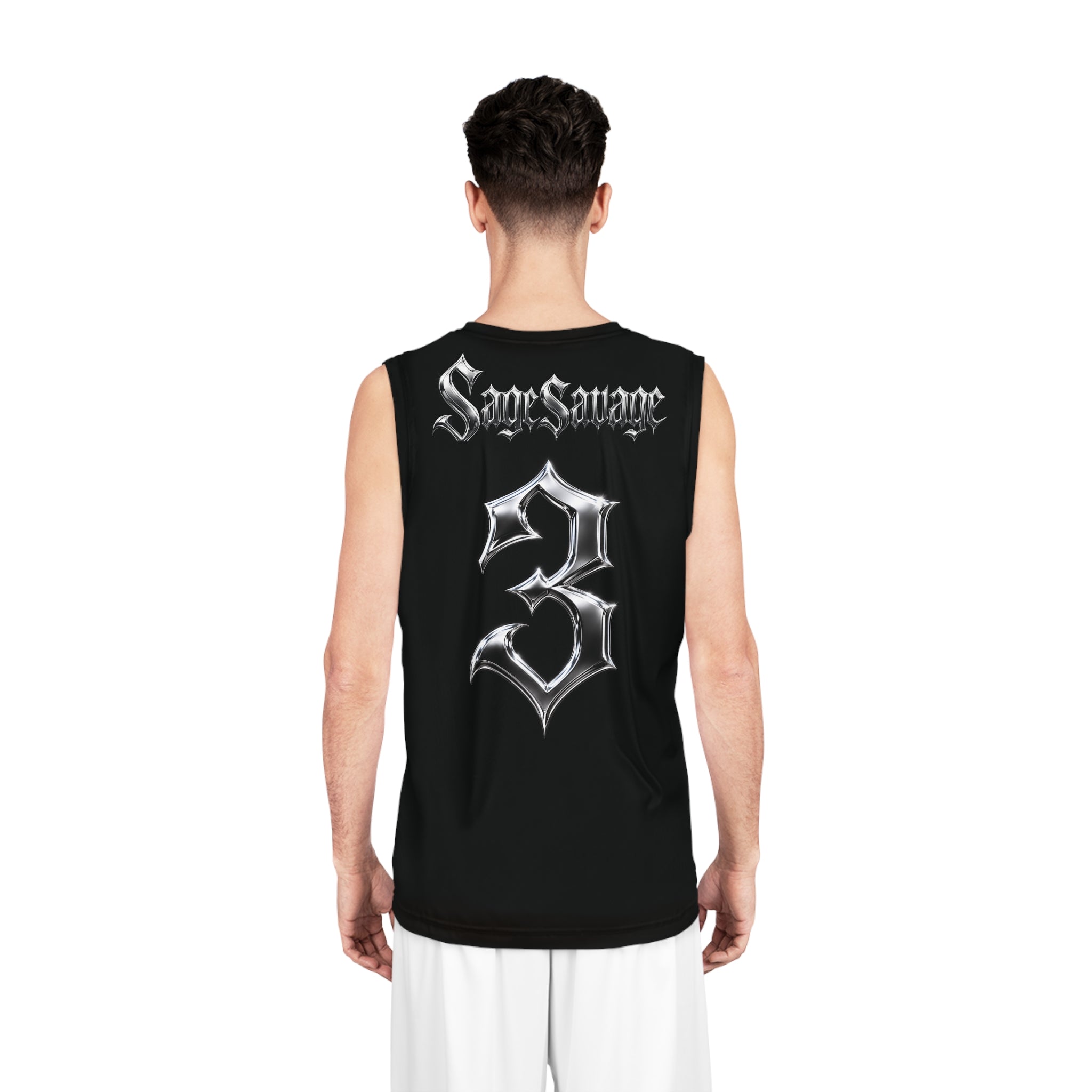 Sage Savage Basketball Jersey (AOP)