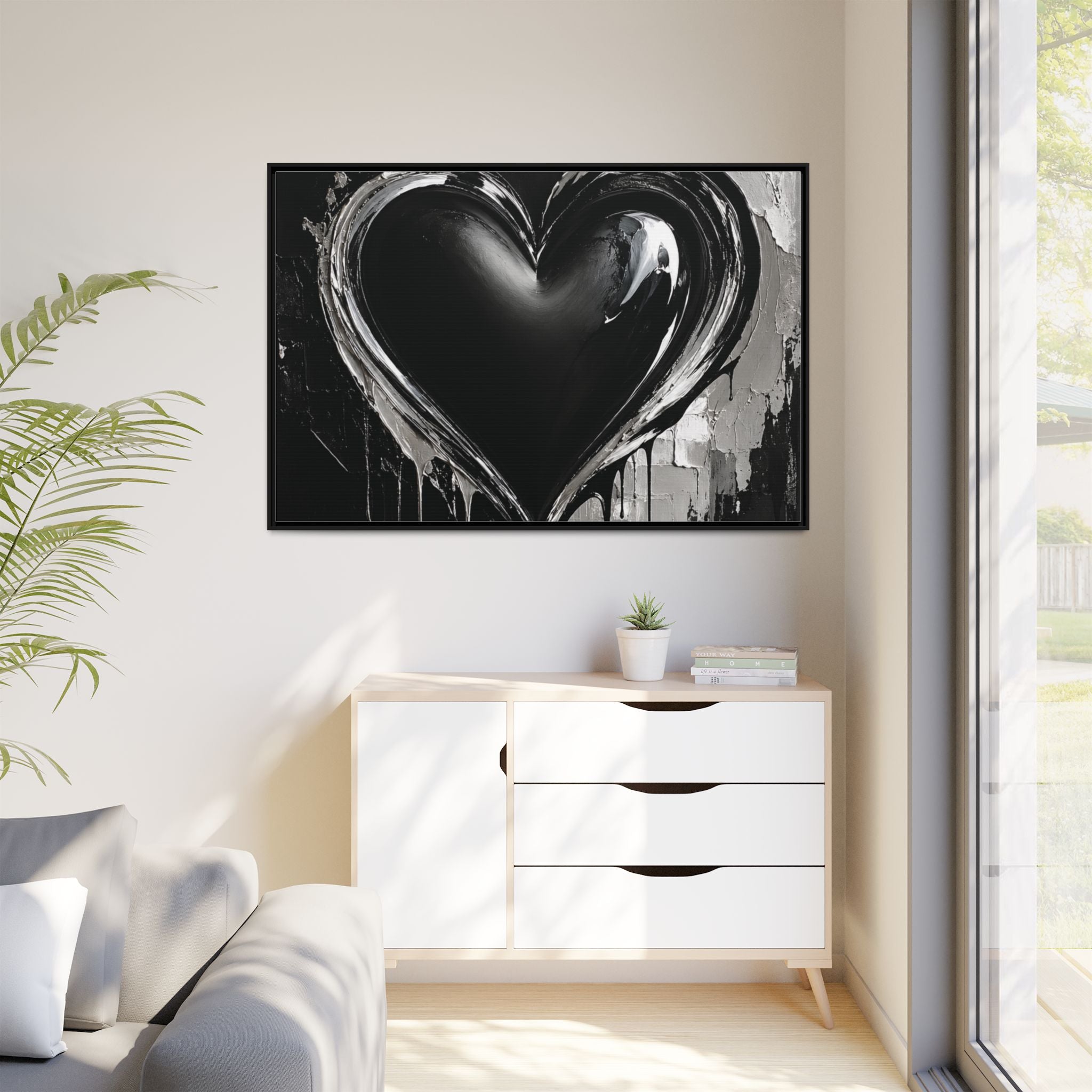 Matte Canvas, Framed (Multi-color)