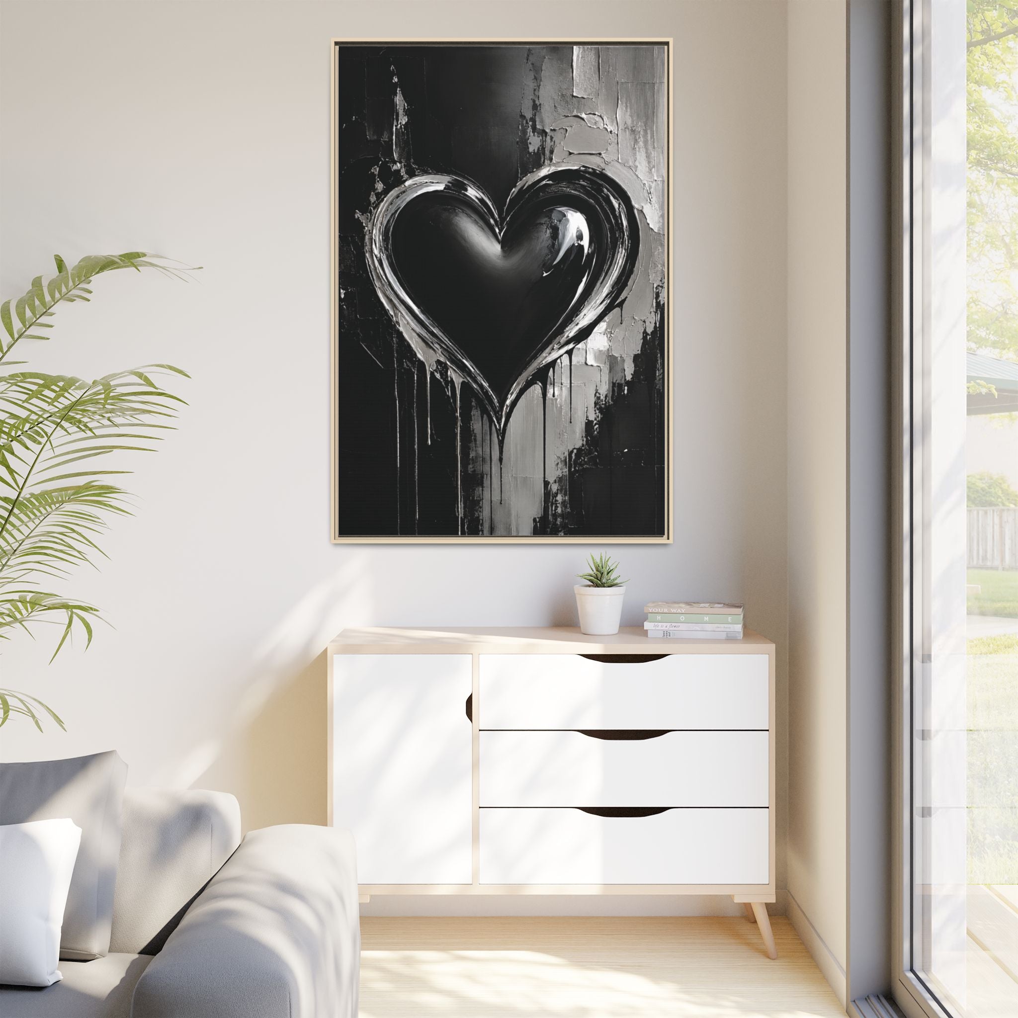 Matte Canvas, Framed (Multi-color)