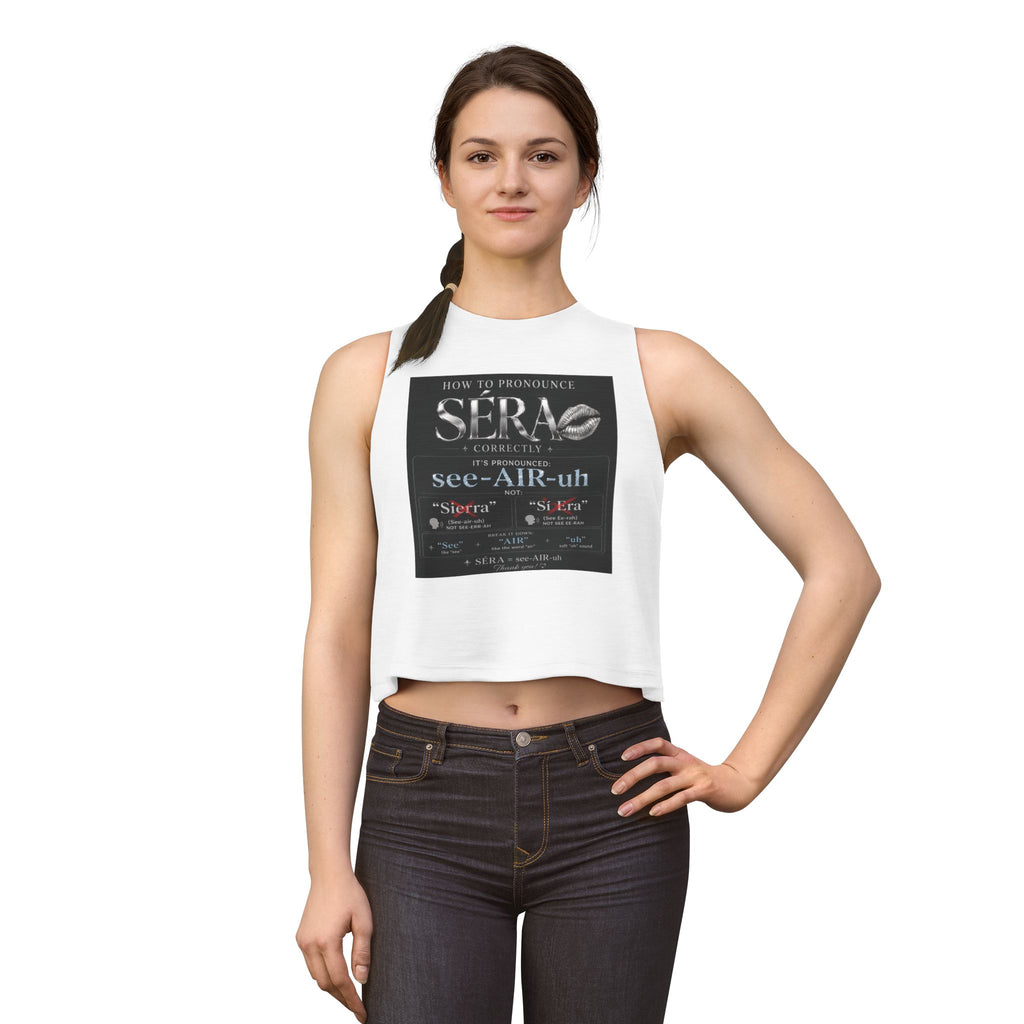 SÉRA Pronunciation Women's Crop Top