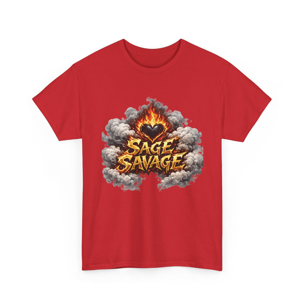 Sage Savage BLX Fireheart Unisex Heavy Cotton Tee