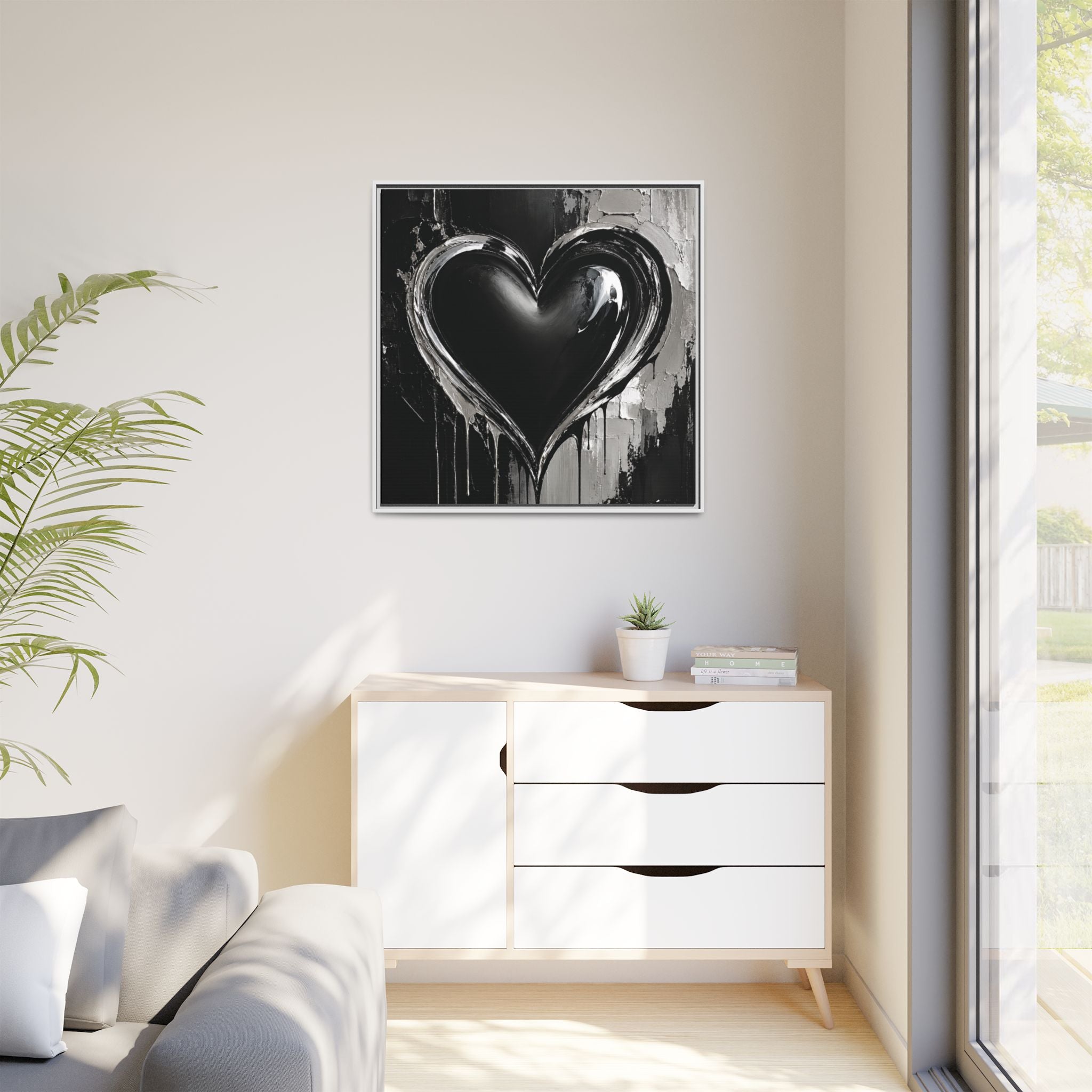 Matte Canvas, Framed (Multi-color)