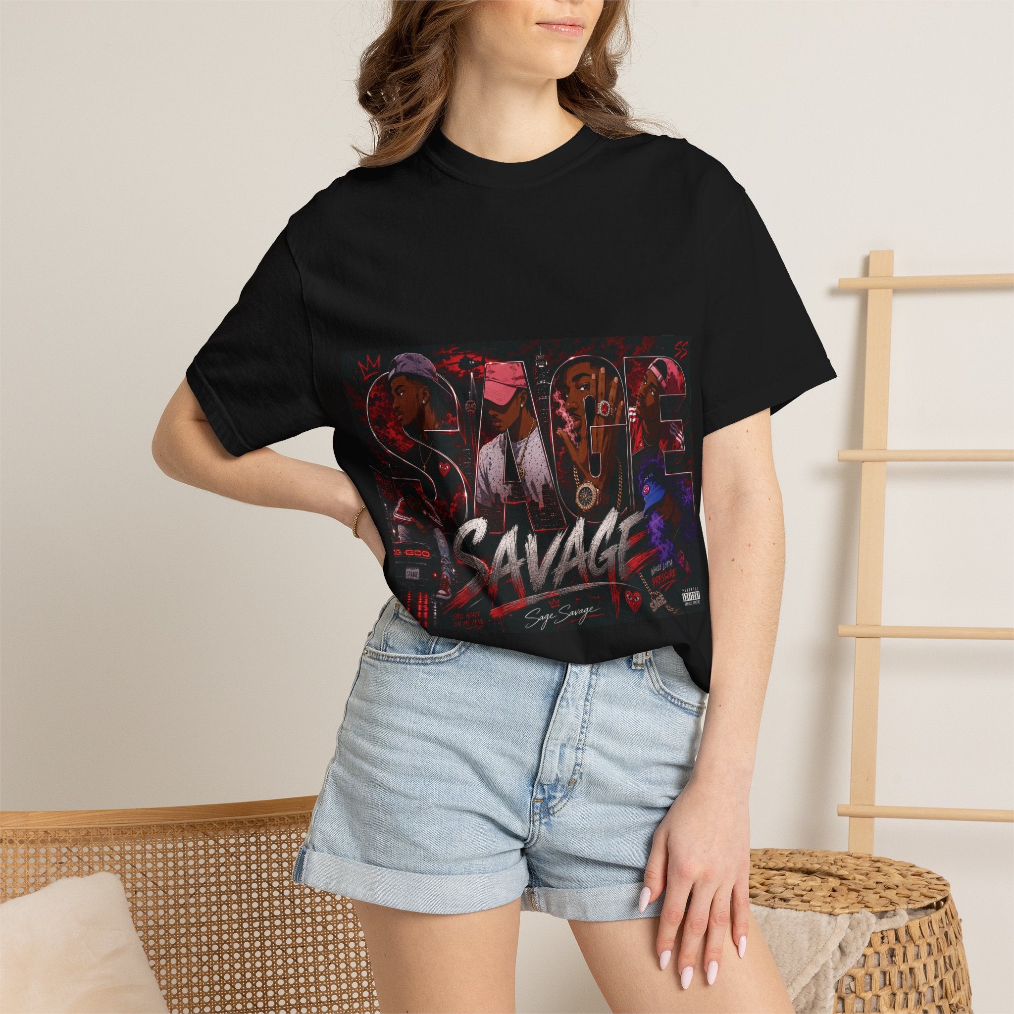 Sage Savage Anime T-shirt
