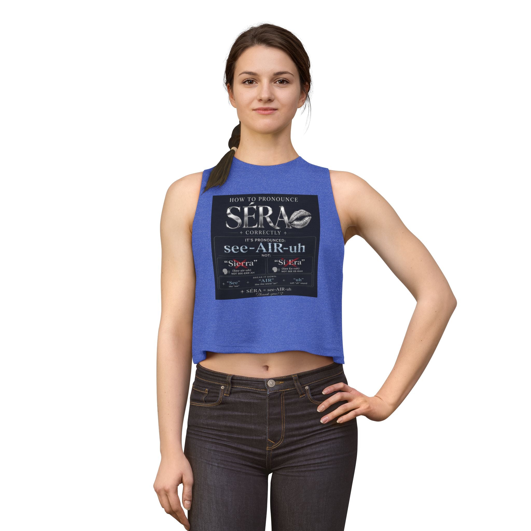 SÉRA Pronunciation Women's Crop Top