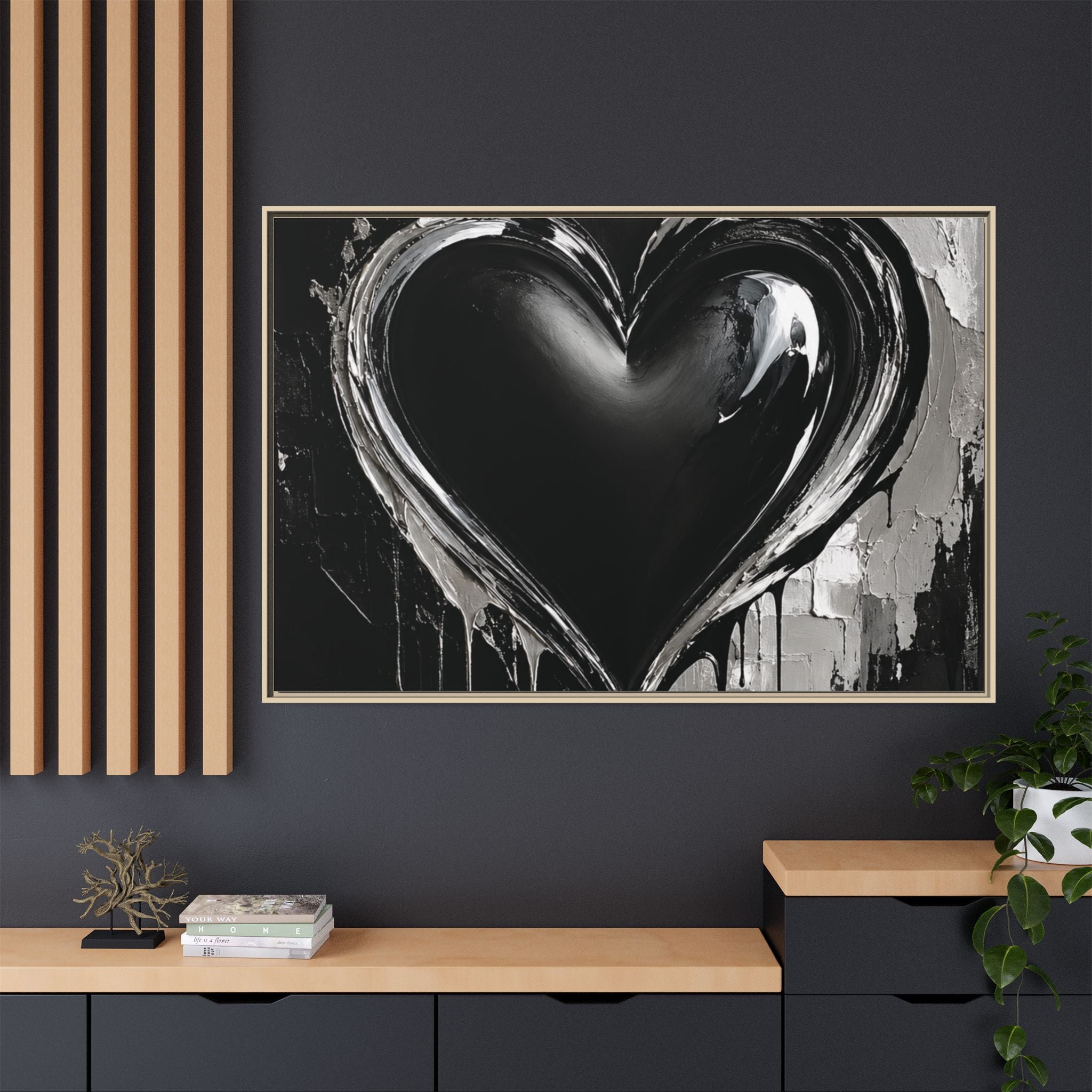 Matte Canvas, Framed (Multi-color)