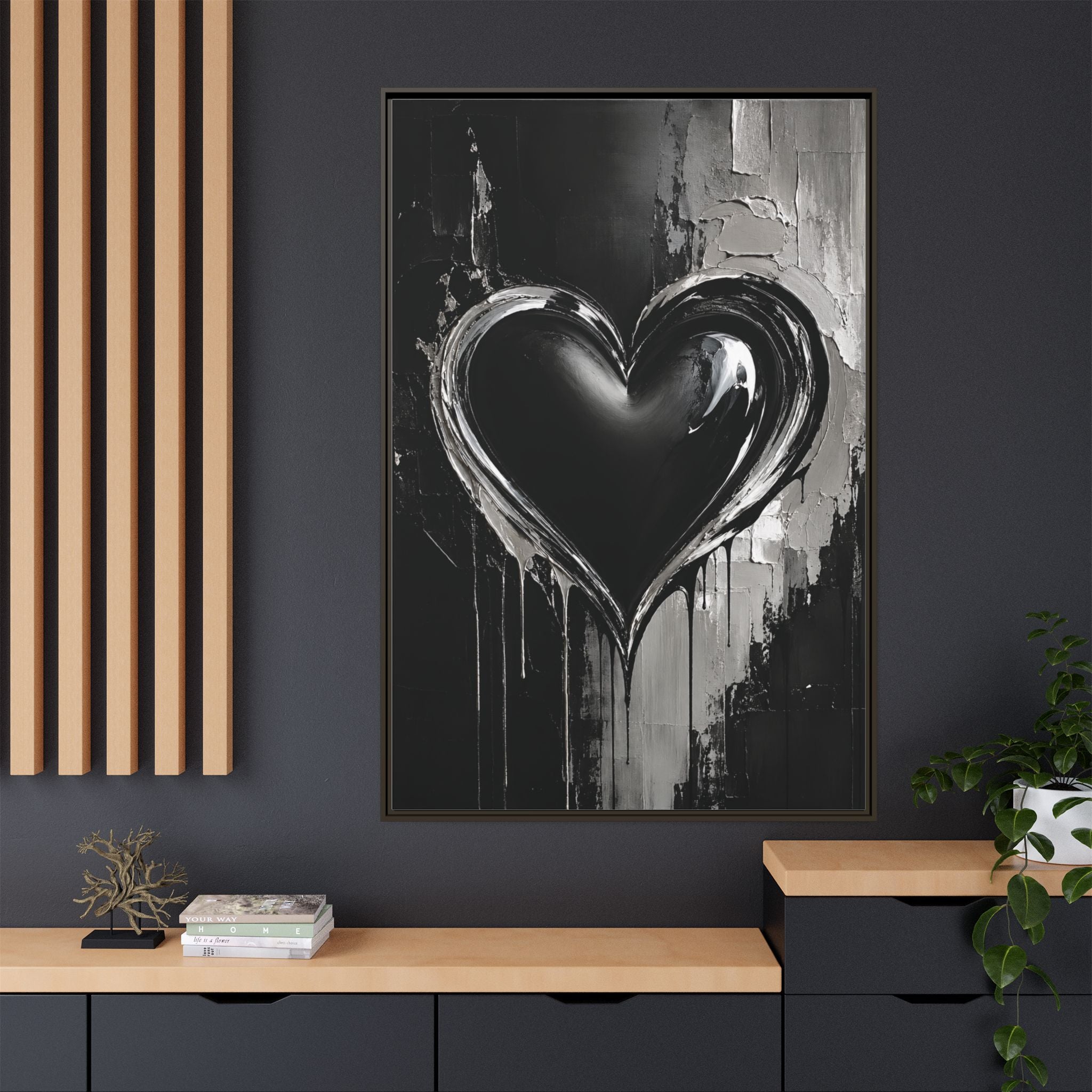 Matte Canvas, Framed (Multi-color)