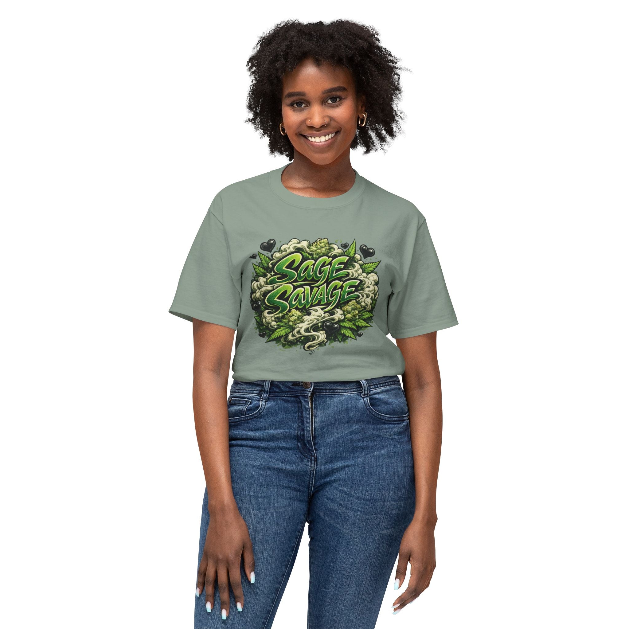 Sage Savage Bud Unisex HD Cotton™ T-shirt