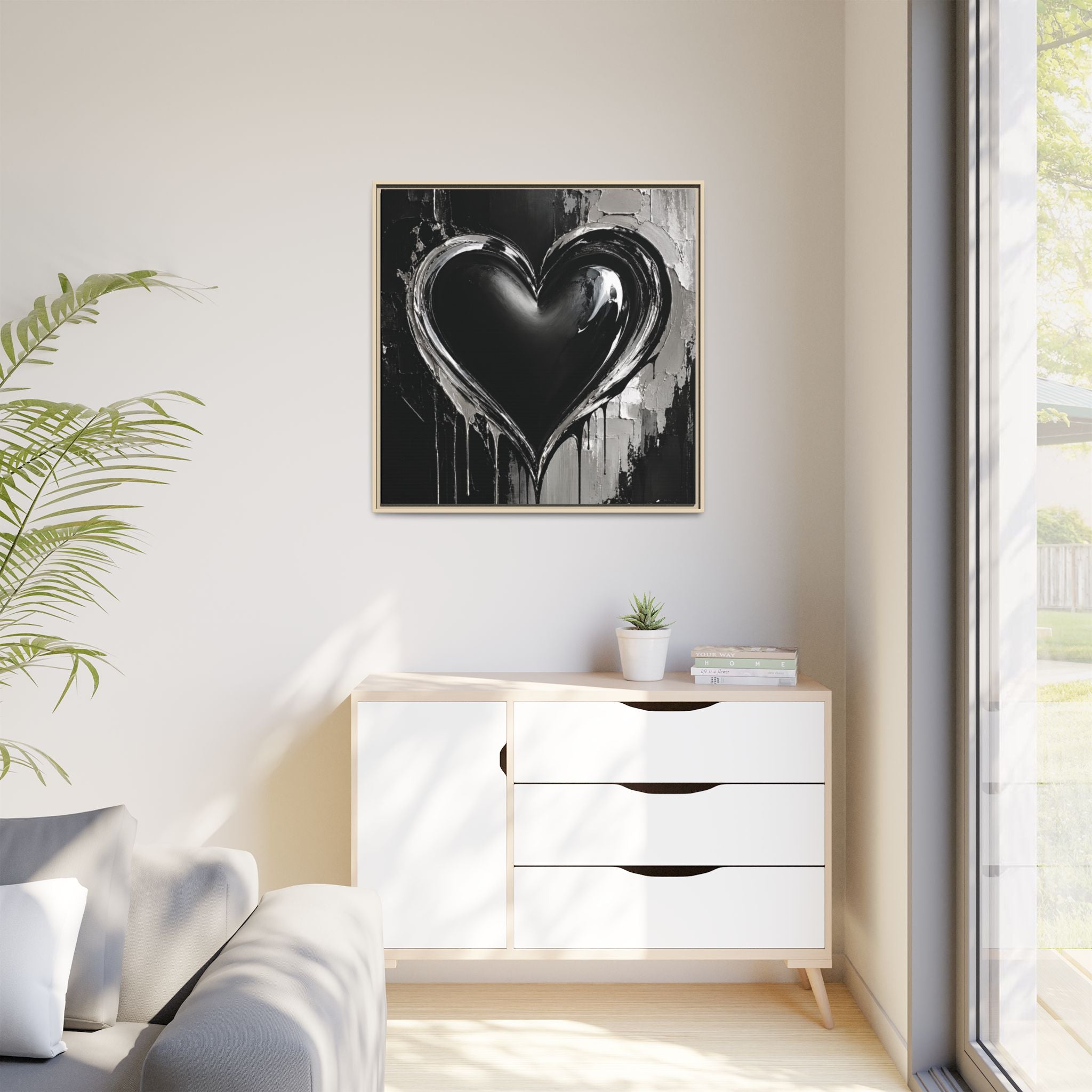 Matte Canvas, Framed (Multi-color)