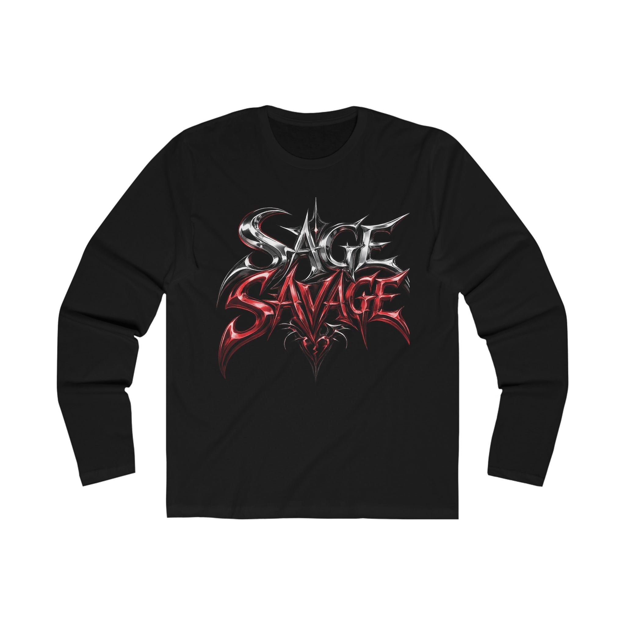 Sage Savage Gothic Long Sleeve Tee