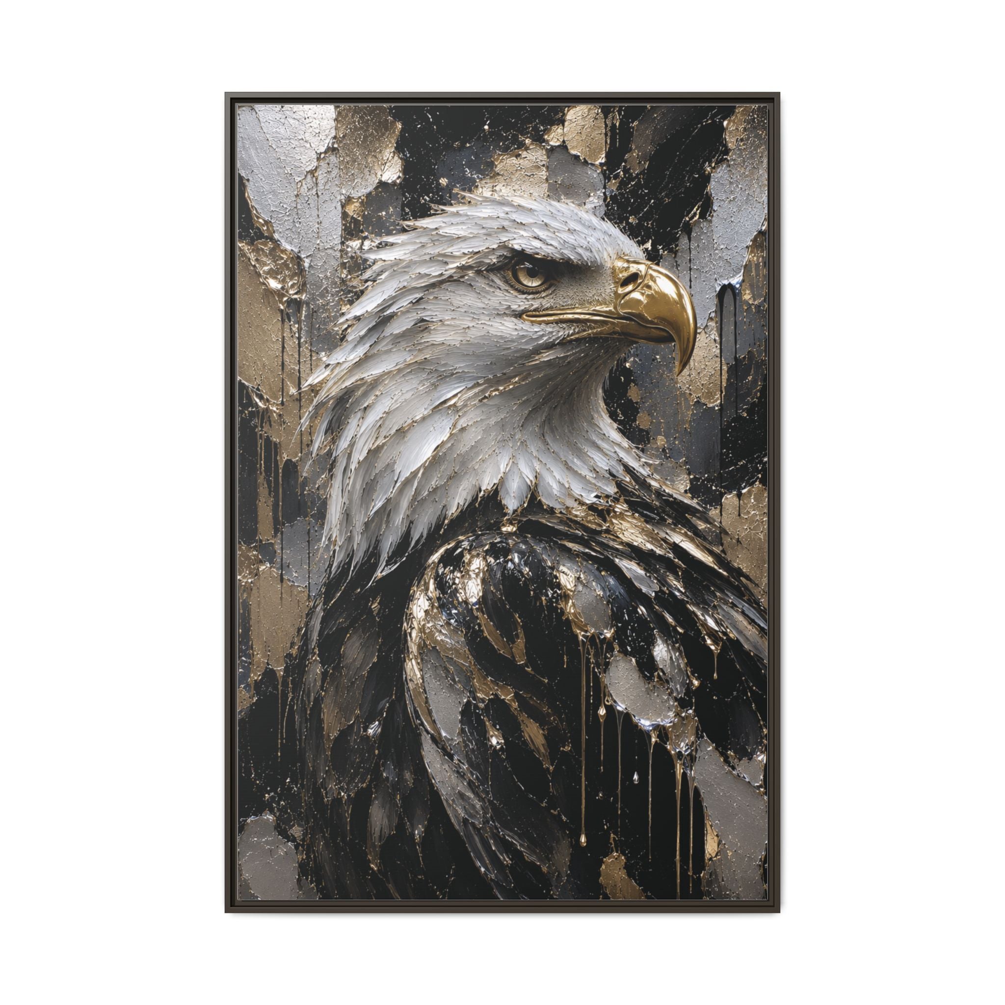 High-End Modern Eagle Metallic Painting